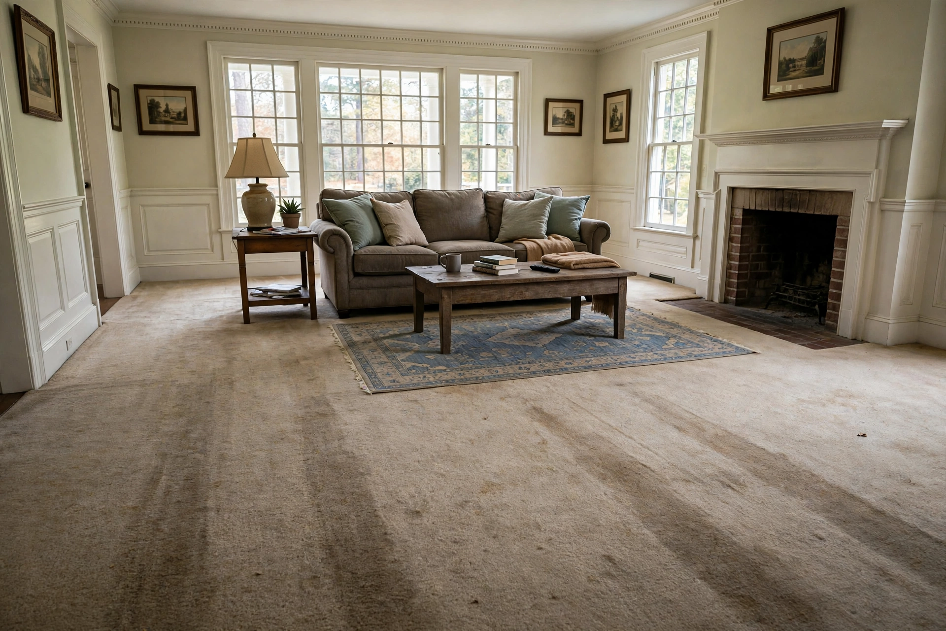 Before photo,  Carpet Protection Treatment in Belair, by Bowie Carpet Cleaning Company
