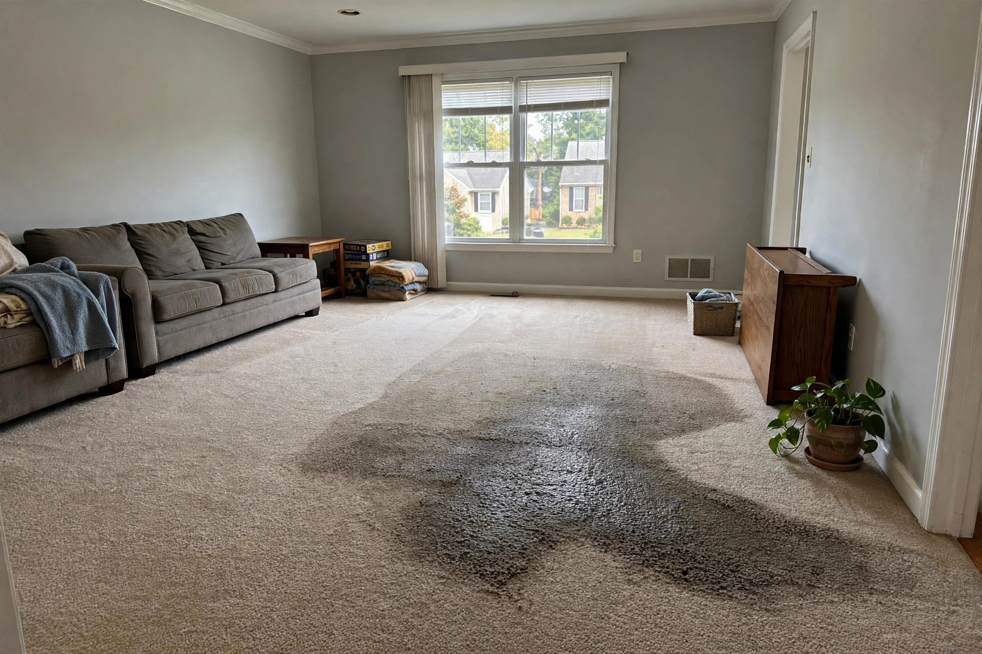 Before photo,  Emergency Carpet Cleaning in Mitchellville, by Bowie Carpet Cleaning Company