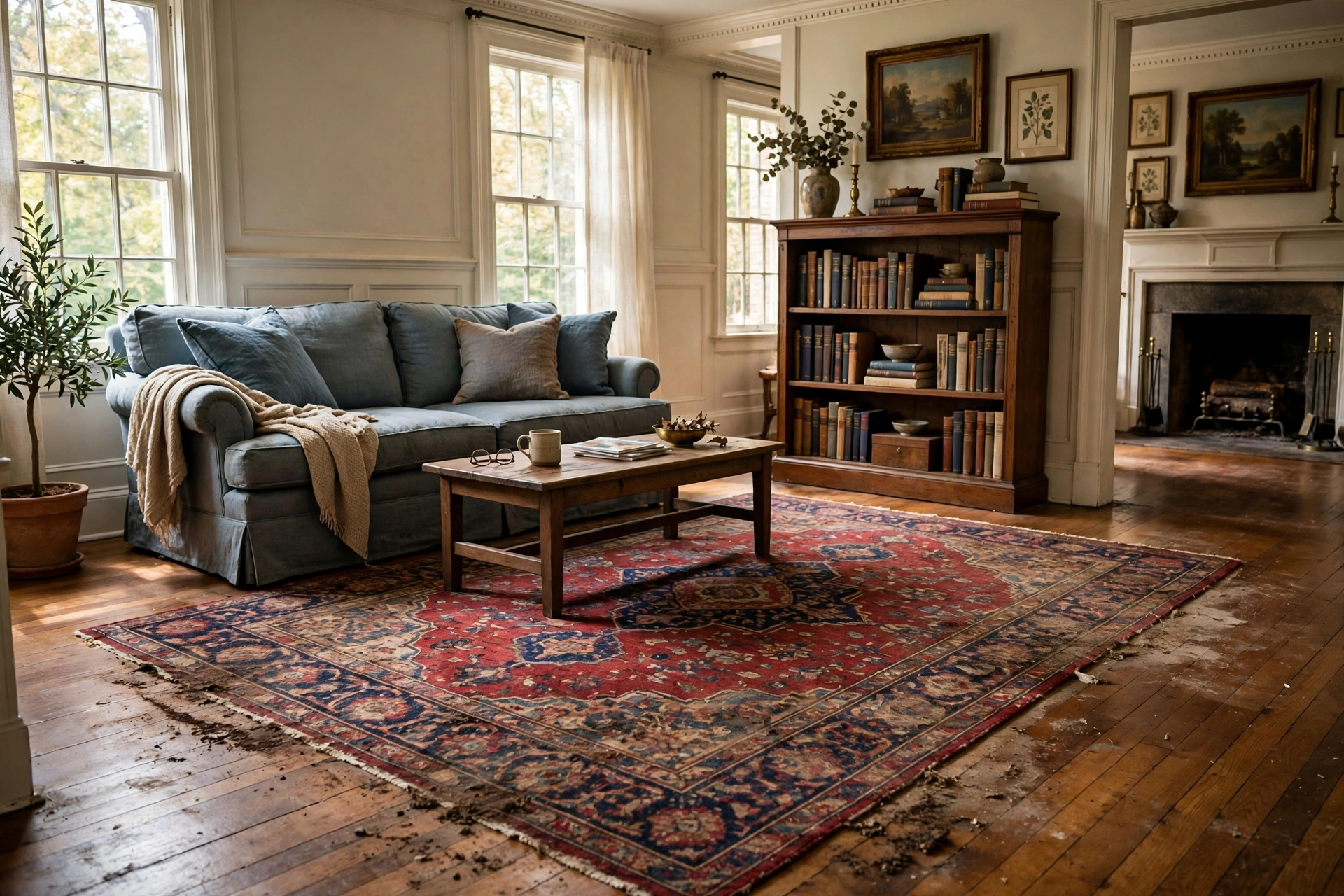 Before photo,  Oriental Rug Cleaning in Enfield Chase, by Bowie Carpet Cleaning Company