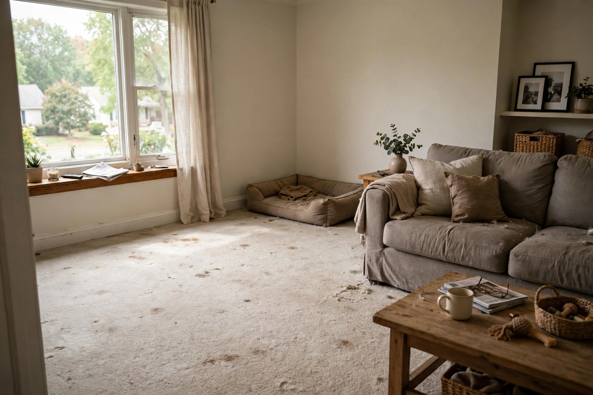 Before photo,  Pet Stain and Odor Removal in Collington, by Bowie Carpet Cleaning Company